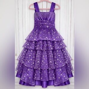 NWT Cinderella Couture Purple Pageant Quality Ballgown Contessa Dress size 2T
